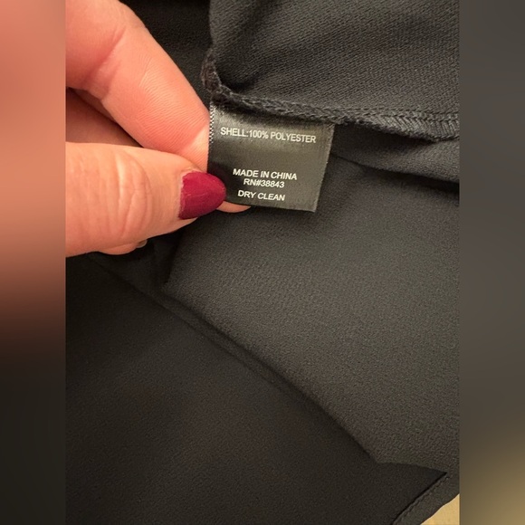 Sam Edelman Black Midi Dress Size Large - Picture 4 of 6